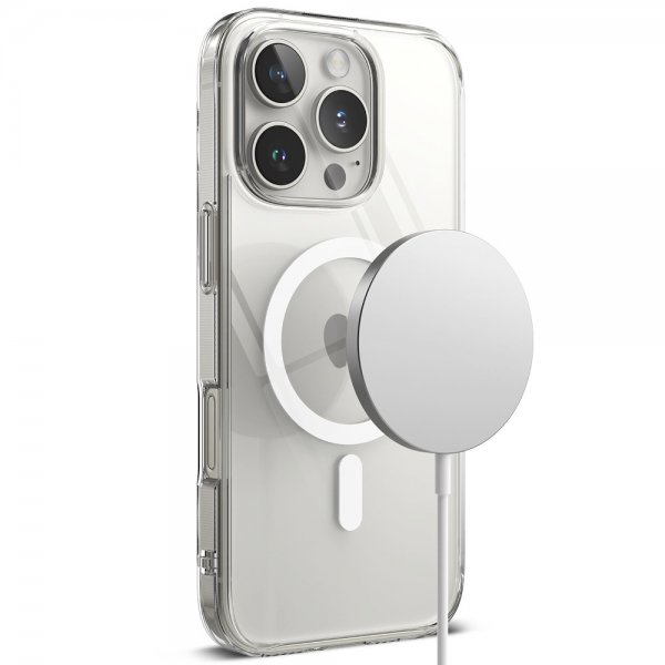 Ringke iPhone 16 Pro Max -suojakuori Fusion Magnetic Transparent