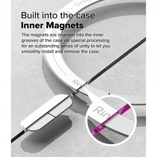 Ringke iPhone 16 Pro Max -suojakuori Fusion Magnetic Transparent