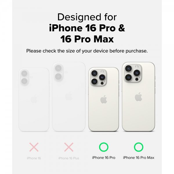 Ringke iPhone 16 Pro/16 Pro Max Kameran suojalasi 2-pack