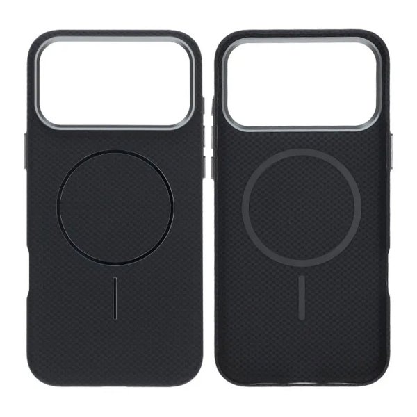 iPhone 17 Pro Max Kuori Aramidikuitu MagSafe Musta