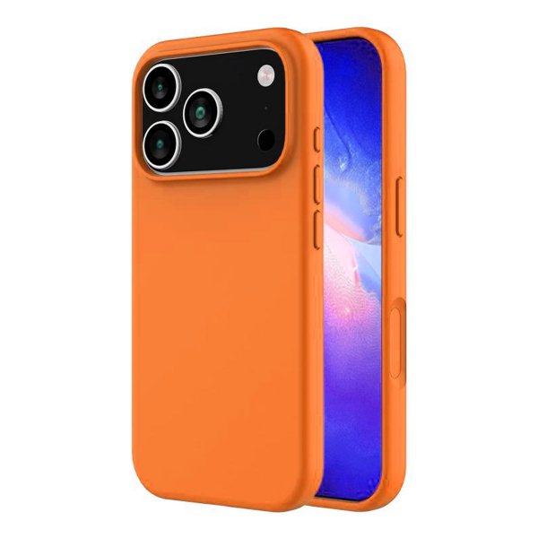 Rvelon iPhone 17 Pro Silikonikuori MagSafe Oranssi