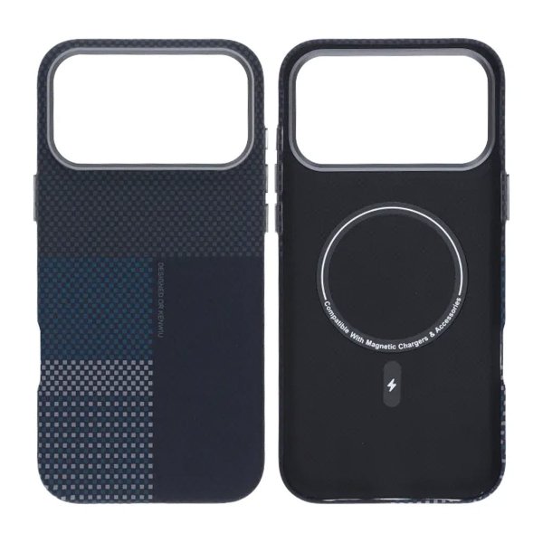 iPhone 17 Pro -kuori aramidikuitu MagSafe Sininen
