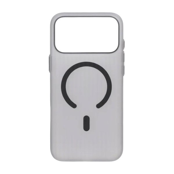 iPhone 17 Pro Max Kuori Uritettu MagSafe Vaaleanharmaa