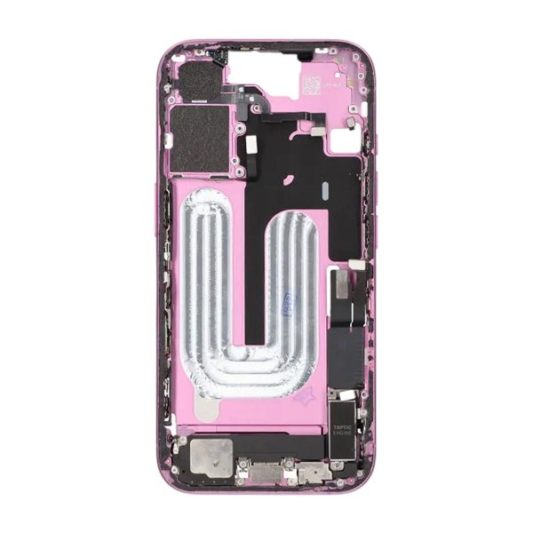 Keskikehys pikkutarvikkeineen iPhone 16 - Violetti OEM