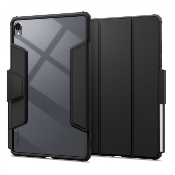 Spigen Samsung Galaxy Tab S11 Air Skin Pro -suojakuori, musta