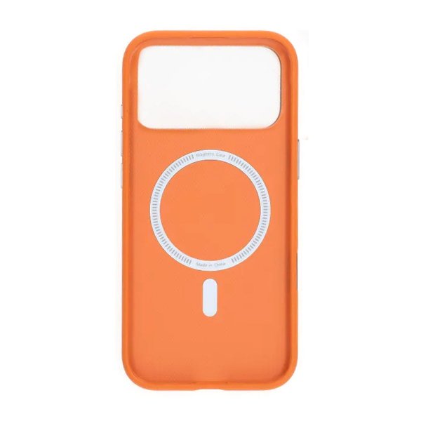 iPhone 17 Pro Kotelot Keinonahka MagSafe Oranssi