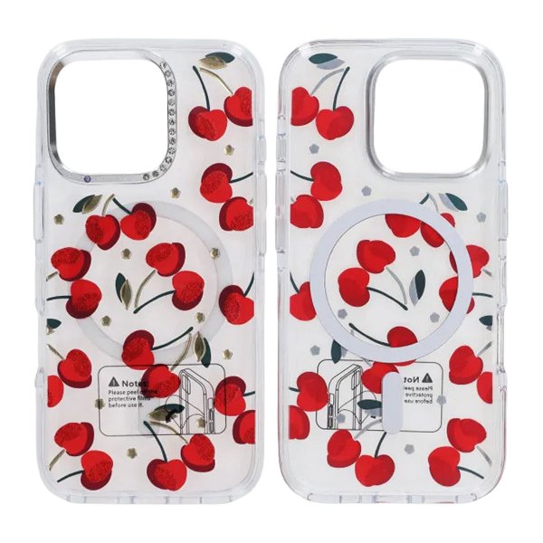 iPhone 16 Pro Max Kuori Kuvio MagSafe Kirsikka