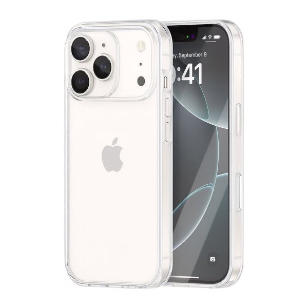 Rvelon iPhone 17 Pro Max -kuoret TPU-suojus läpinäkyvä
