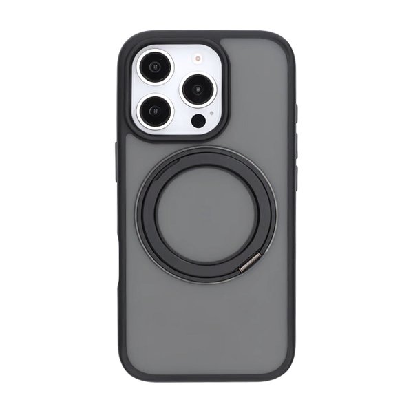 iPhone 16 Pro Kuori Kääntyvällä MagSafe-jalustalla, Musta