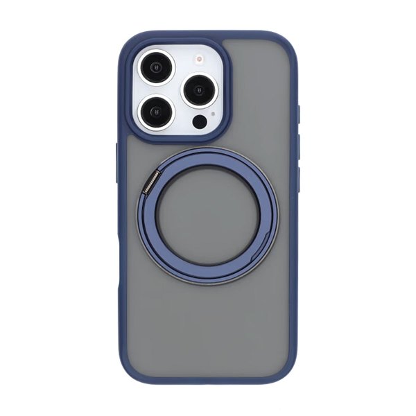 iPhone 16 Pro Kuori Kääntyvä MagSafe Jalusta Sininen