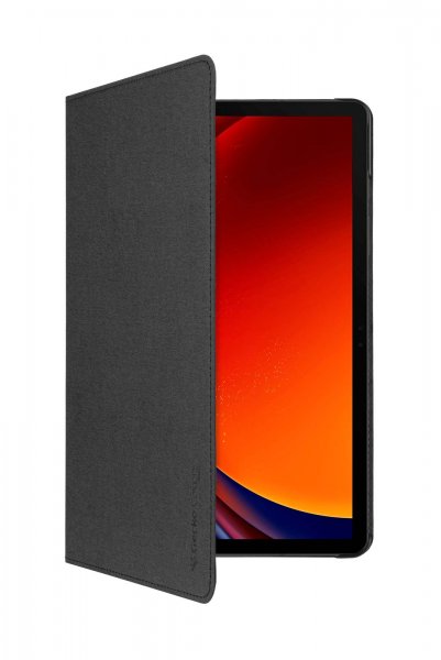 Gecko Covers Samsung Galaxy Tab S9/Galaxy Tab S9 FE EasyClick Eco -suojakotelo, musta