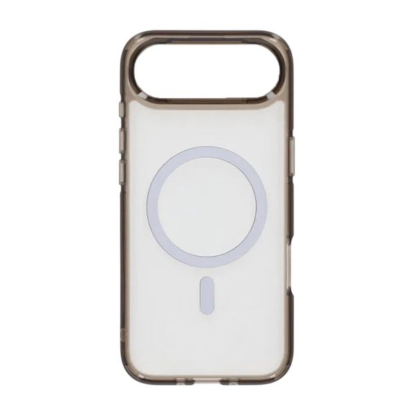iPhone Air Kuori TPU MagSafe Musta Läpinäkyvä