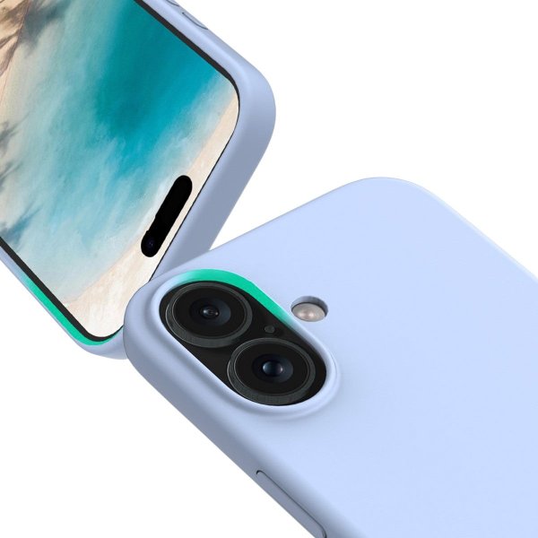 Rvelon iPhone 17 -kuori silikoni MagSafe Vaaleansininen