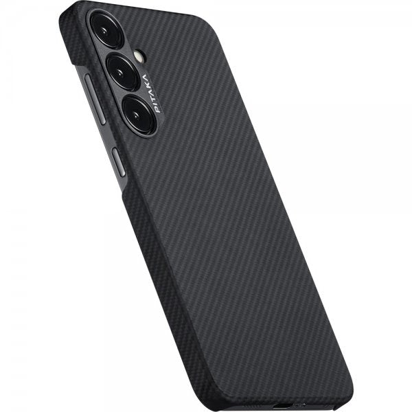 Pitaka Samsung Galaxy S24 Plus Suojakuori MagEZ Case 4 Musta/Harmaa Twill