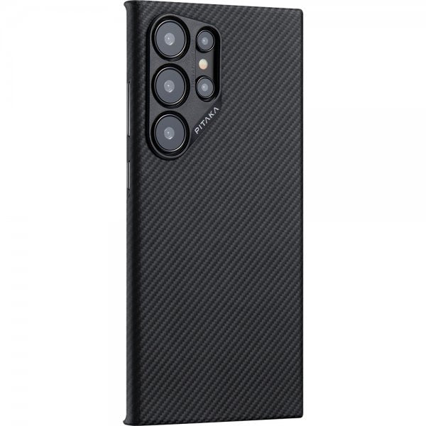 Pitaka Samsung Galaxy S24 Ultra Kuori MagEZ Case 4 Musta/Harmaa Twill