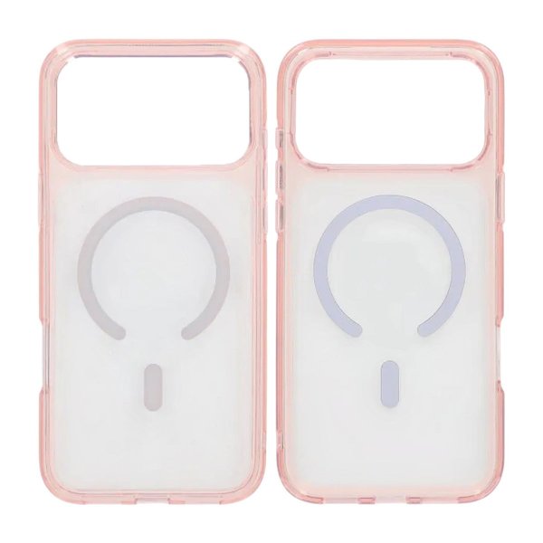 iPhone 17 Pro -kuori TPU MagSafe, vaaleanpunainen