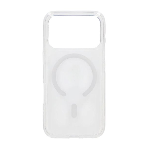 iPhone 17 Pro Max Kuori Läpinäkyvä MagSafe Valkoinen