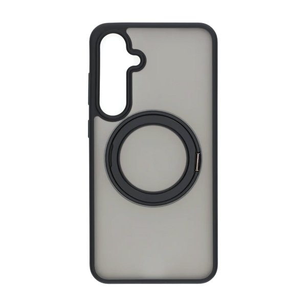 Samsung Galaxy S24 Plus Kuori Käännettävällä MagSafe Jalustalla Musta