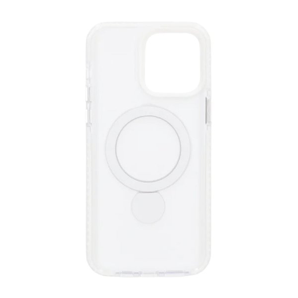 iPhone 15 Pro Max Kuori Sormusteline MagSafe Läpinäkyvä