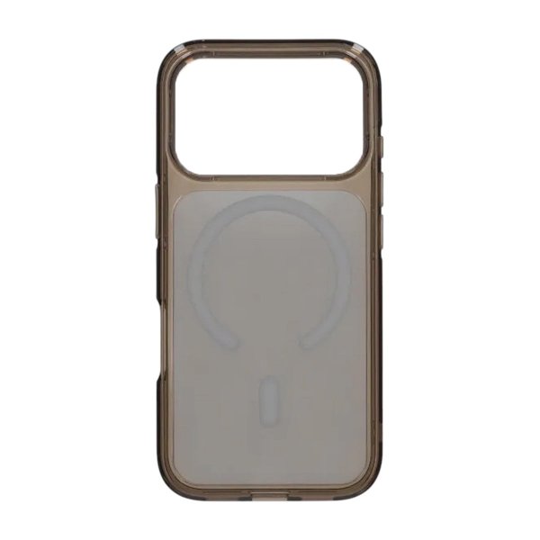 iPhone 17 Pro -kuori TPU MagSafe Musta Läpinäkyvä
