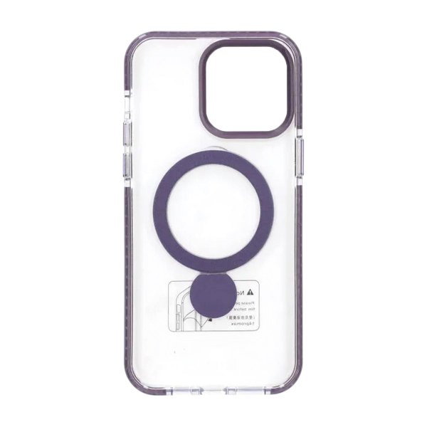 iPhone 14 Pro Max Kuori Sormusteline MagSafe Violetti