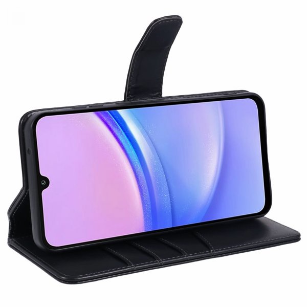 Nordic Covers Samsung Galaxy A15 Kotelo Essential Leather Raven Black