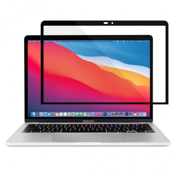 Moshi iVisor XT MacBook Air/Pro 13 -näytönsuoja, koko näyttö, musta