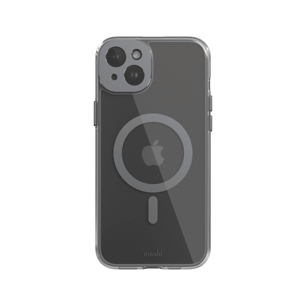 Moshi iPhone 15 Plus iGlaze MagSafe -suojakuori, Meteorite Grey
