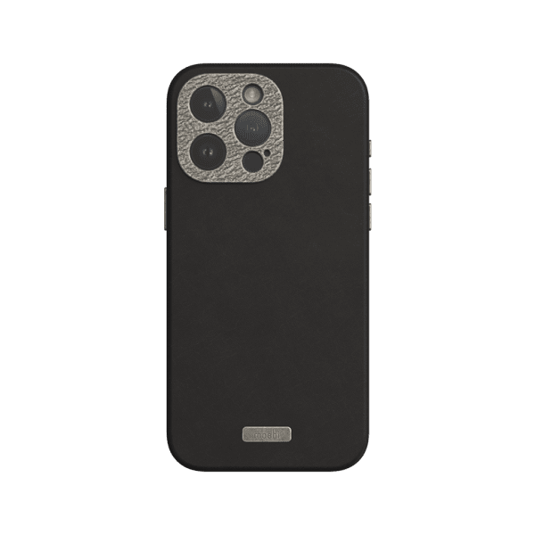 Moshi iPhone 15 Pro Max -suojakuori Napa MagSafe Midnight Black