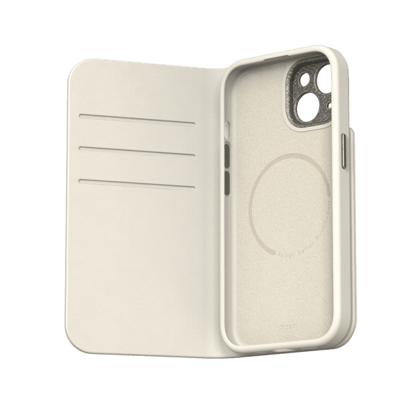 Moshi iPhone 15 Overture MagSafe -kotelo, Eggnog White
