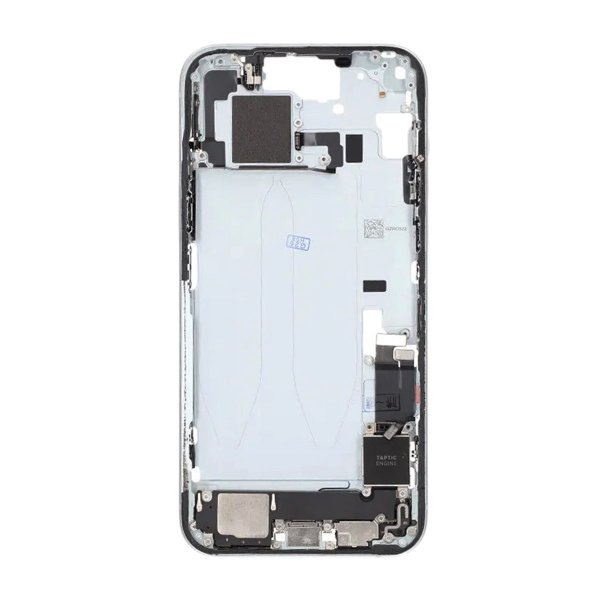 Keskirunko pikkutarvikkeineen iPhone 15 Plus - Puhelin – Sininen OEM