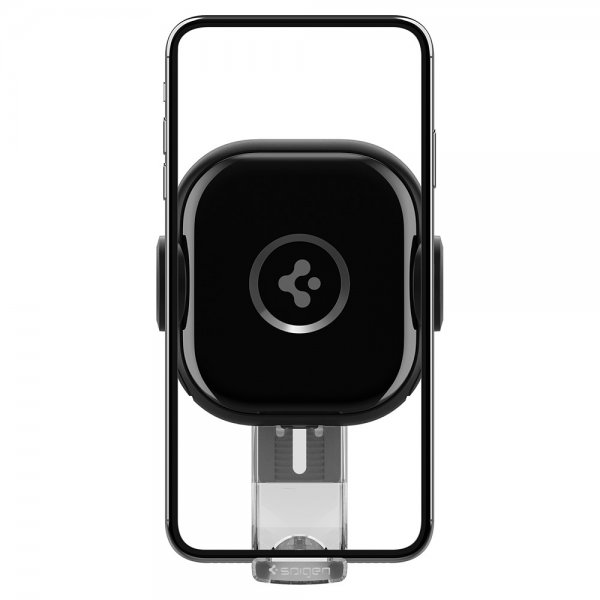 Spigen Autoteline OneTap Pro Dashboard Mount Charger 15W Musta