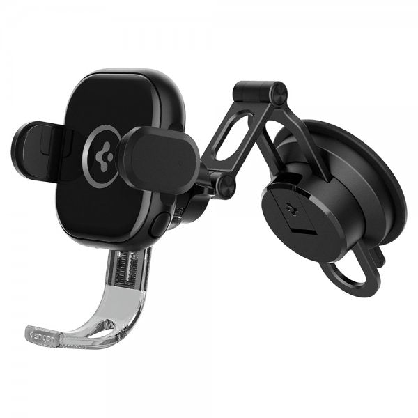 Spigen Autoteline OneTap Pro Dashboard Mount Charger 15W Musta