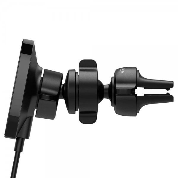 Spigen autoteline OneTap Magnetic Car Mount Air Vent langaton lataus, musta