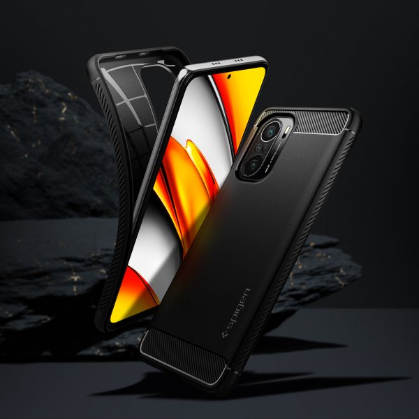 Spigen Xiaomi Mi 11i Suojakuori Rugged Armor Matte Black