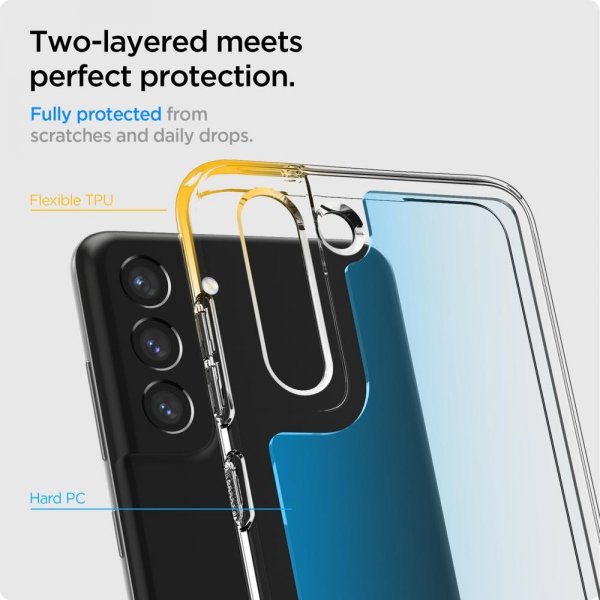 Spigen Samsung Galaxy S21 FE Kuori Ultra Hybrid Crystal Clear