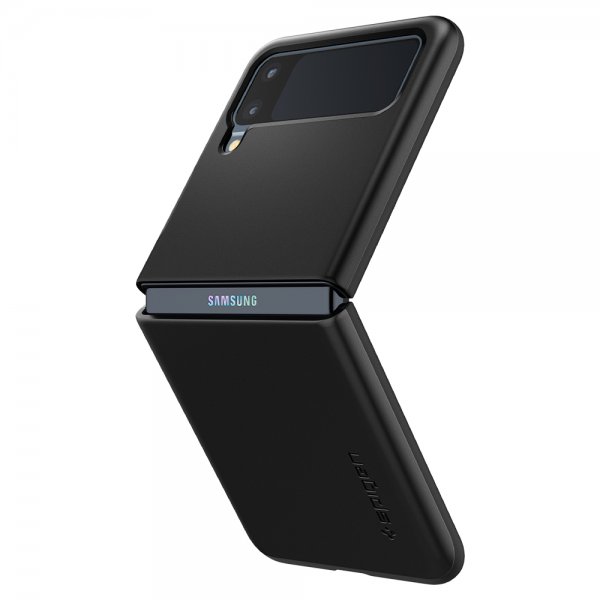 Spigen Samsung Galaxy Z Flip 3 -suojakuori Thin Fit, musta
