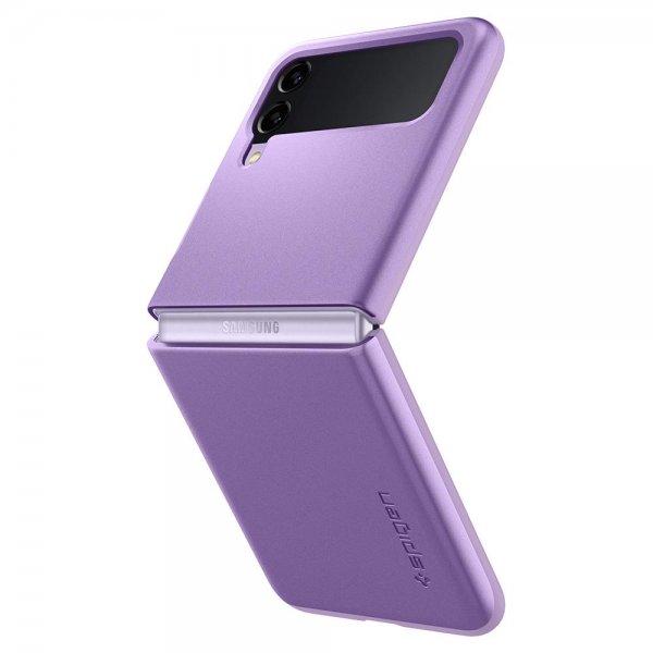 Spigen Samsung Galaxy Z Flip 3 -suojakuori, Thin Fit, Shiny Lavender