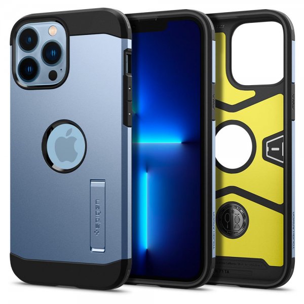 Spigen iPhone 13 Pro Max Suojakuori Tough Armor Sierra Blue