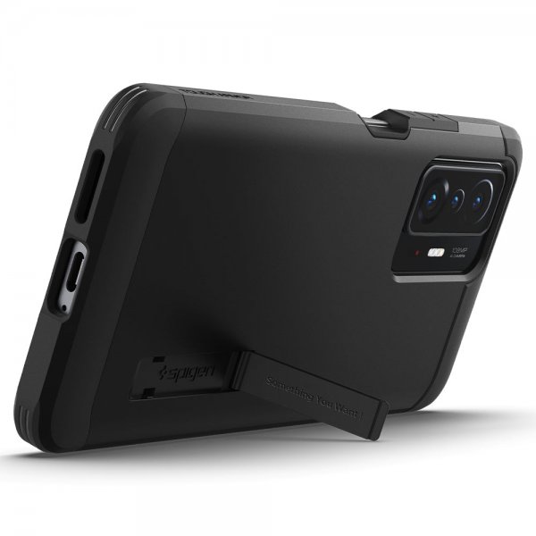 Spigen Xiaomi 11T/11T Pro Suojakuori Tough Armor Musta