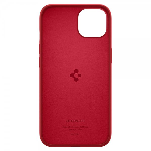 Spigen iPhone 13 -kuori Silicone Fit, punainen