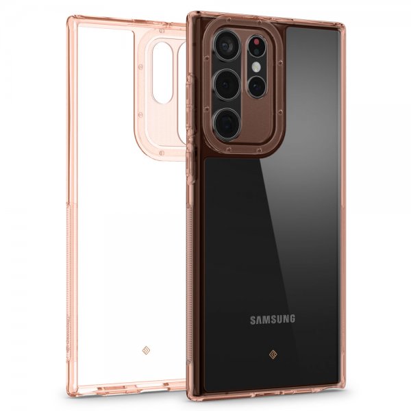 Caseology Samsung Galaxy S22 Ultra -suojakuori Skyfall Royal Rose Gold
