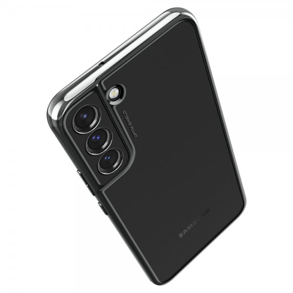 Spigen Samsung Galaxy S22 Plus -suojakuori Optik Crystal Chrome Gray