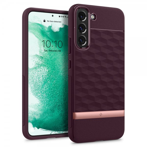 Caseology Samsung Galaxy S22 Plus Suojakuori Parallax Burgundy