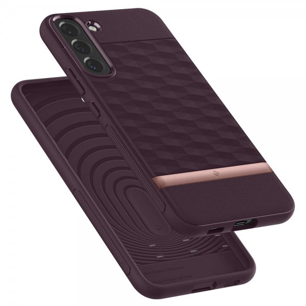 Caseology Samsung Galaxy S22 Plus Suojakuori Parallax Burgundy