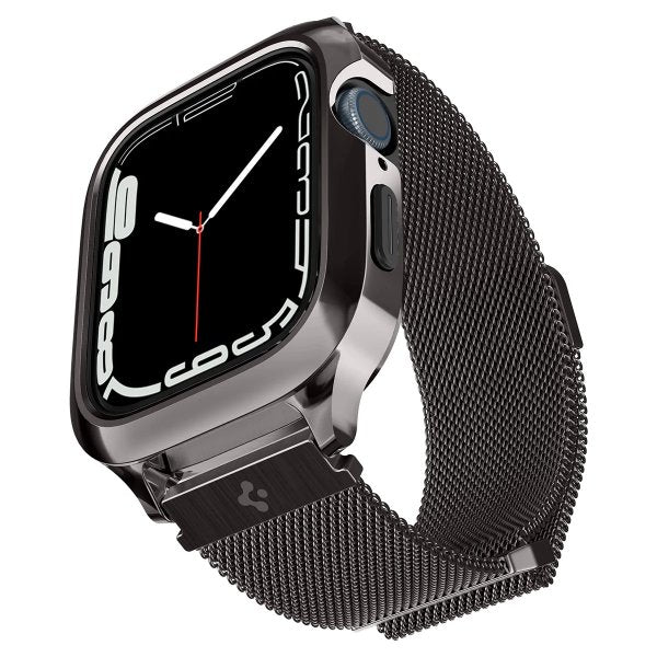 Spigen Apple Watch 40mm Suojakuori rannekkeella Metal Fit Pro Graphite