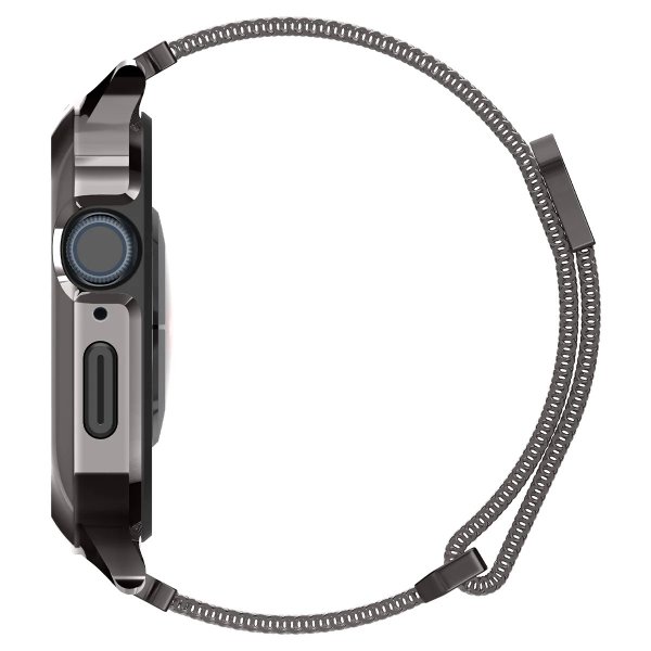 Spigen Apple Watch 40mm Suojakuori rannekkeella Metal Fit Pro Graphite