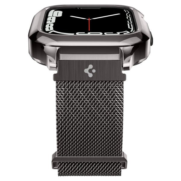 Spigen Apple Watch 40mm Suojakuori rannekkeella Metal Fit Pro Graphite