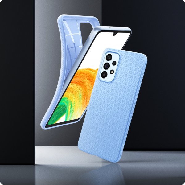 Spigen Samsung Galaxy A33 5G Liquid Air -suojakuori, Cream Blue