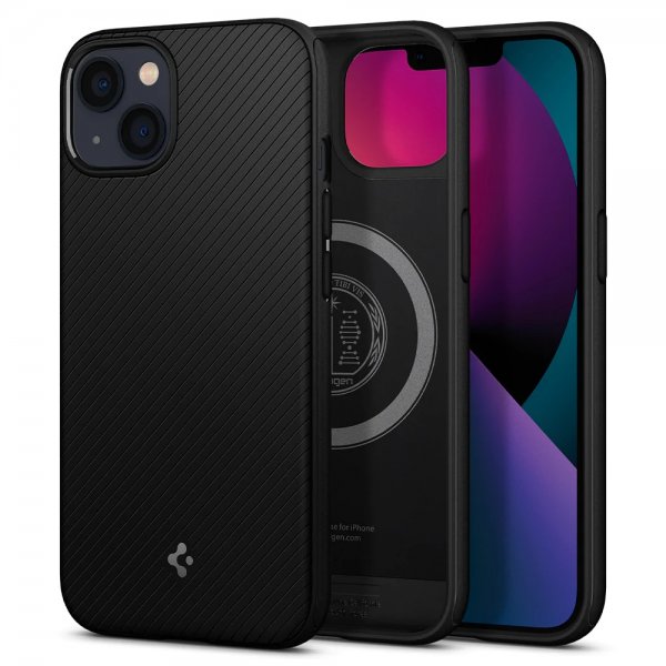Spigen iPhone 14 Plus -suojakuori Core Armor MagFit Matte Black